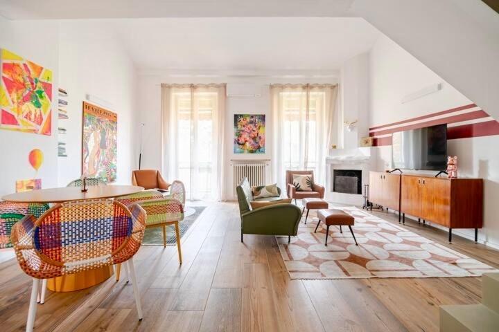 פאביה 149 Borgo Ticino Suite Attico Di Lusso Con Terrazzo E Parking Privato מראה חיצוני תמונה