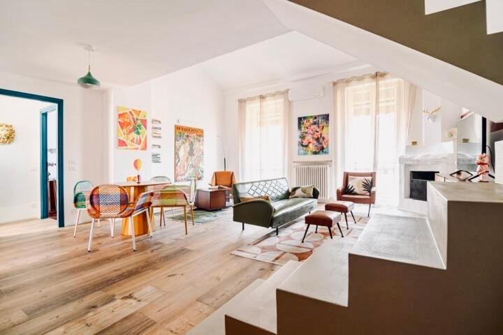 פאביה 149 Borgo Ticino Suite Attico Di Lusso Con Terrazzo E Parking Privato מראה חיצוני תמונה